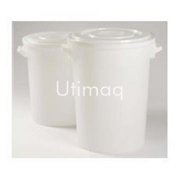 Barreño alimentario rigido con tapa 75 litros blanco modelo: fervik - Imagen 1