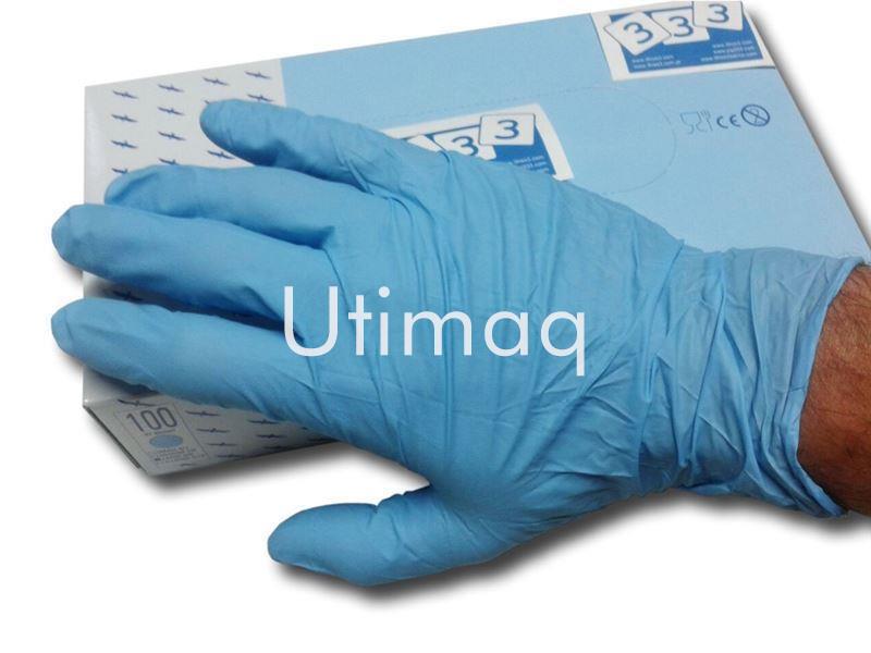 Caja guante nitrilo ( 100 unidades ) color azul - Imagen 2