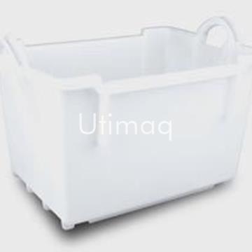 Cubeta alimentaria congost con asas 60 litros blanco modelo: 1693 - Imagen 1