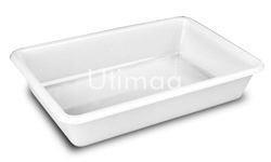 Cubeta alimentaria congost rectangular 2 litros blanco modelo: 1472 - Imagen 1