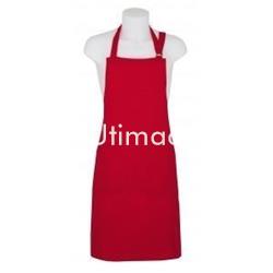 Delantal unisex con peto dos bolsillos modelo 1656 - Imagen 1