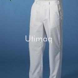 Pantalon blanco boton y cremallera bolsillos modelo 111 - Imagen 1