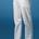 Pantalon blanco cintura elastica unisex modelo 101 - Imagen 1