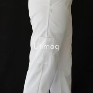Pantalon blanco señora cintura elastica blanco modelo 124 - Imagen 1