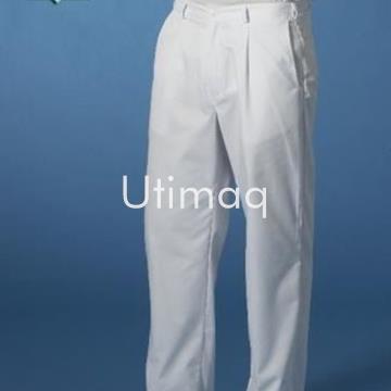 Pantalon sanitario color blanco boton modelo 111 - Imagen 1