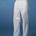Pantalon sanitario color blanco boton modelo 111 - Imagen 1