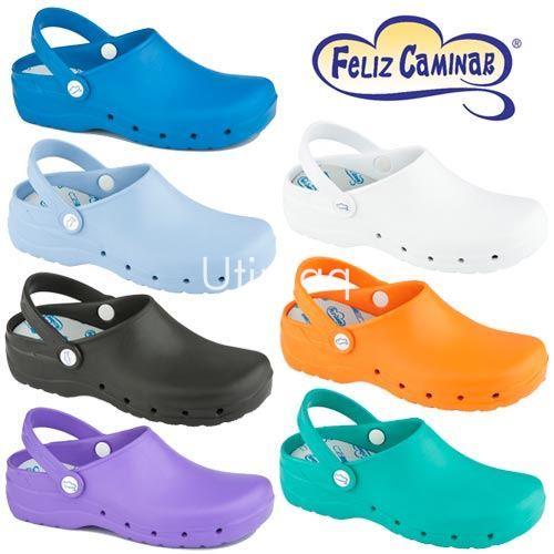 Zueco sanitario antideslizante colores. Modelo Laboral